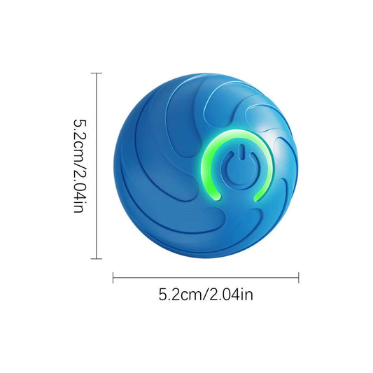 Smart Pet Toys Ball Electric Automatic Jumping Rolling Ball Interactive Game Rechargeable Moving Puppy Kitty Entertainment Toy